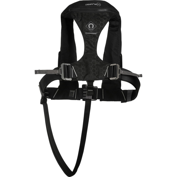2026 Crewsaver Crewfit + 180 ISO Chaleco Salvavidas Automático Individual 9730BKAP - Black